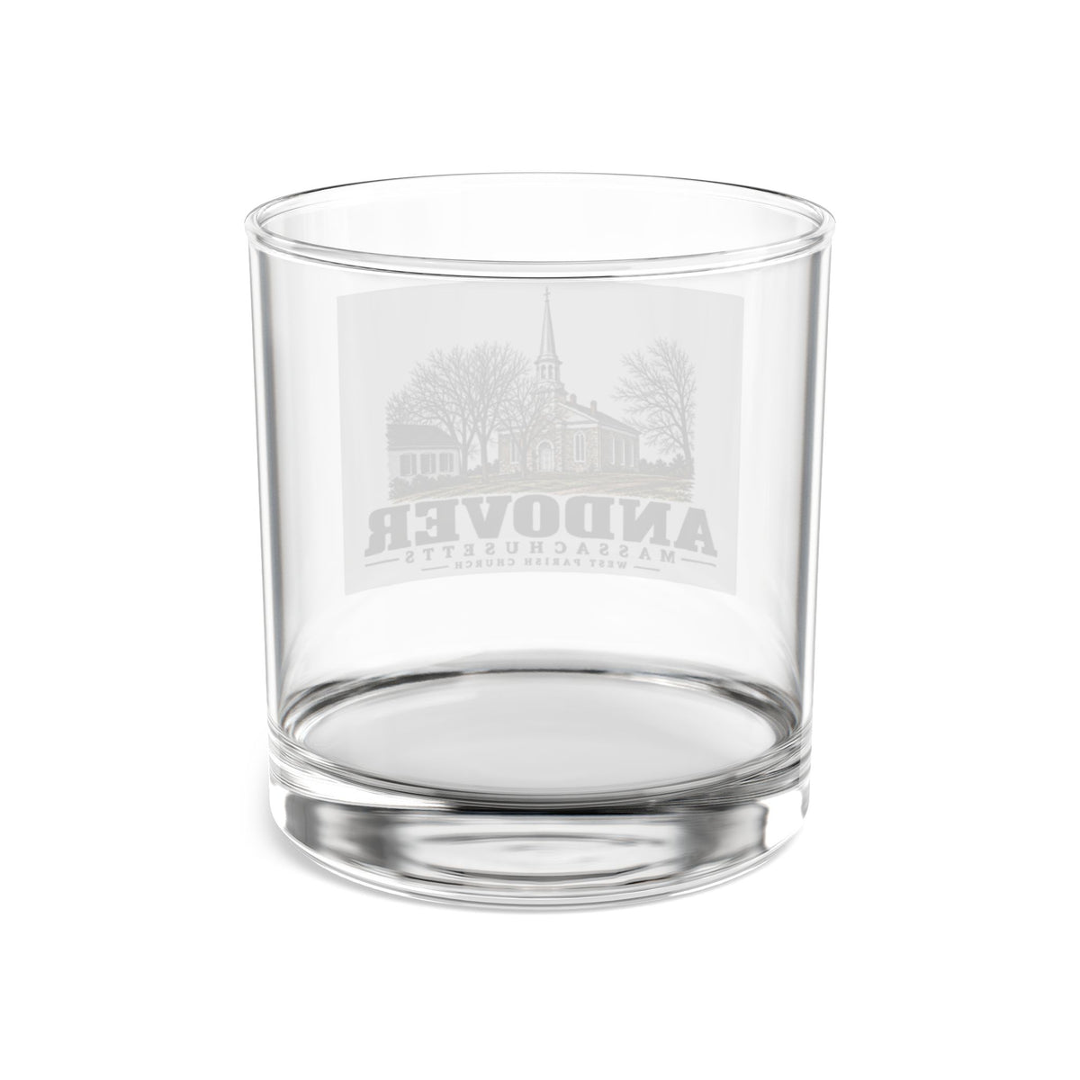 West Parish Church 10 oz Rocks Glass | Andover – Blackstone Valley Goods