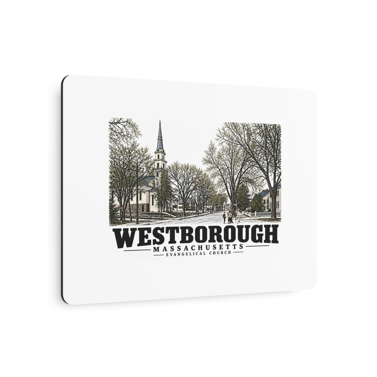 Evangelical Church Metal Art Sign | Westborough – Blackstone Valley Goods